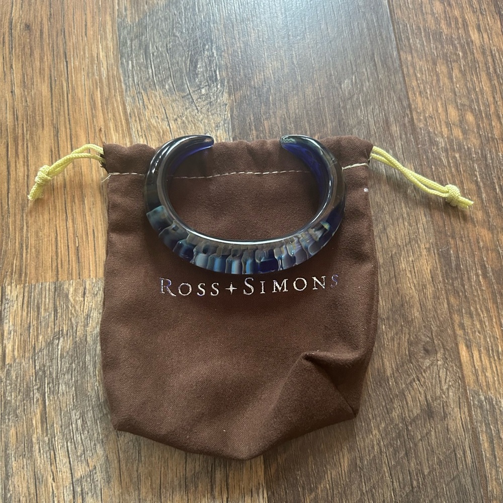 Ross-Simons Iridescent Blue Bangle - Picture 7 of 9